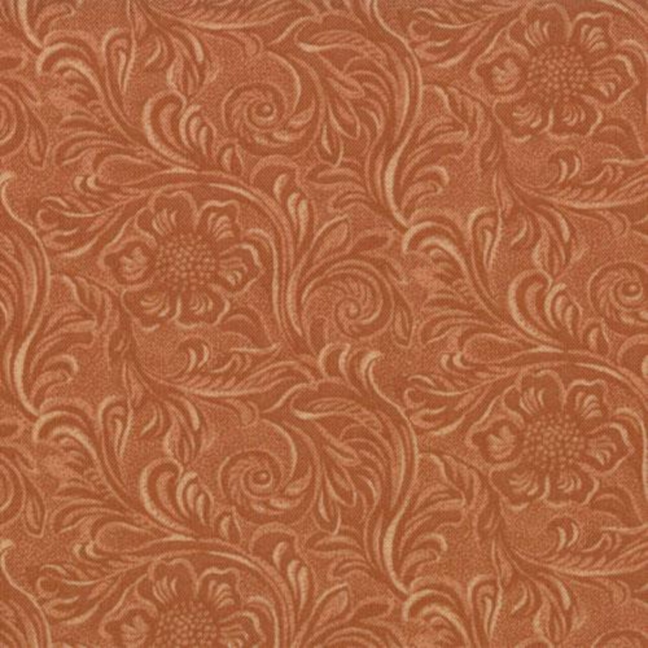 Fabric Moda Western Basics Buckskin Tooled Leather Tone by the Quarter Yard 11216-14